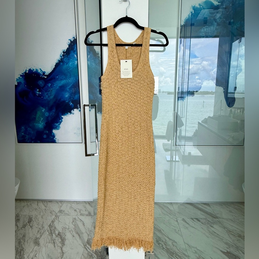 A.L.C. Clementine Bouclé Knit Midi Dress
